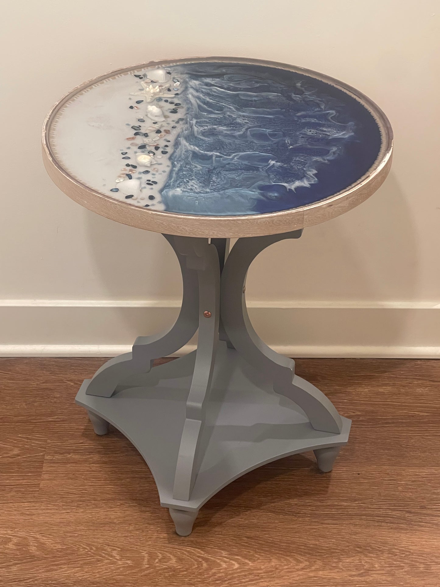 Ocean Inspired Accent Table