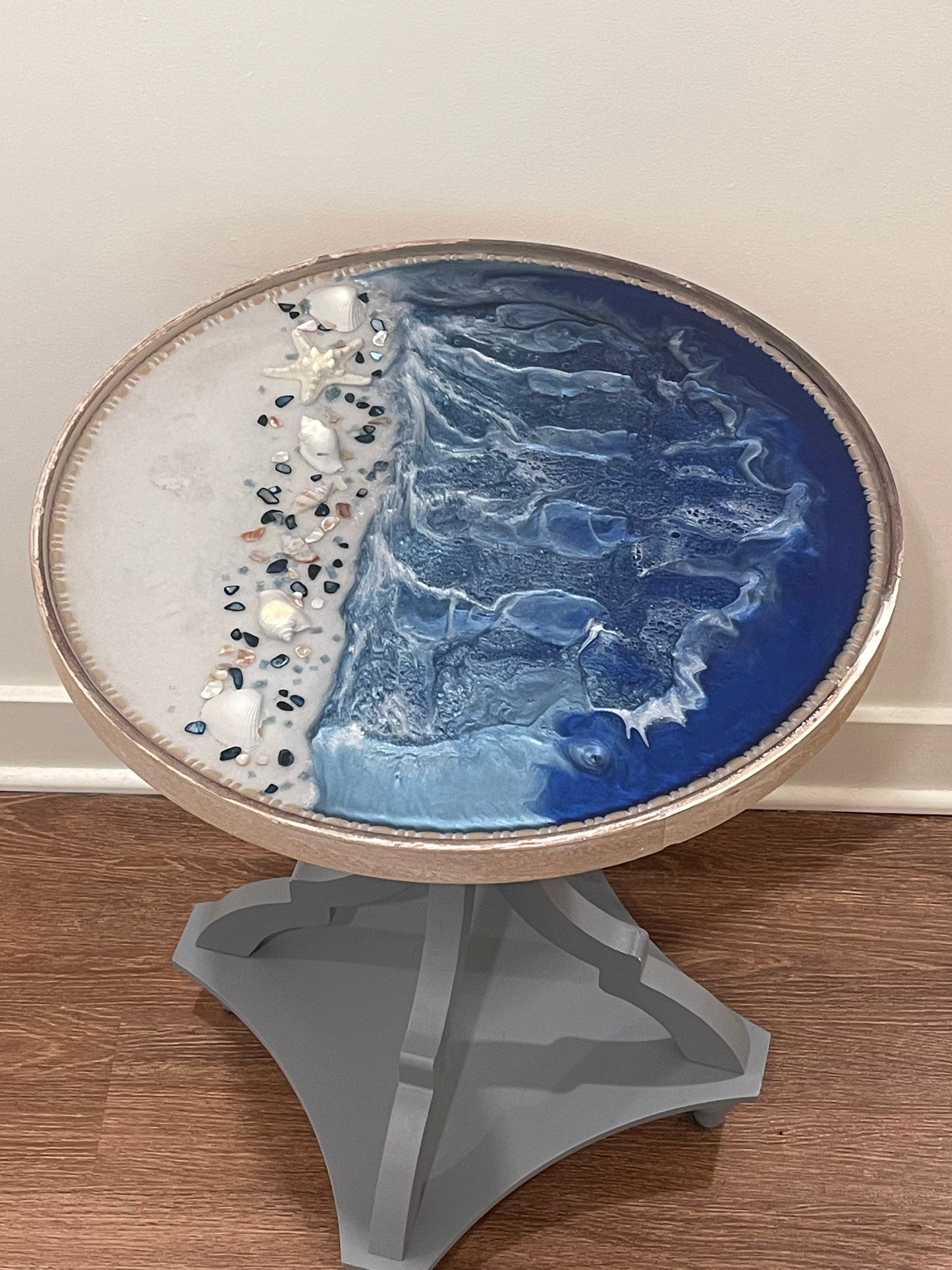 Ocean Inspired Accent Table