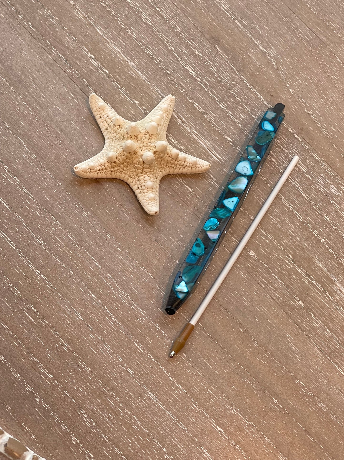 Ocean Inspired Refillable Resin Ink Pens